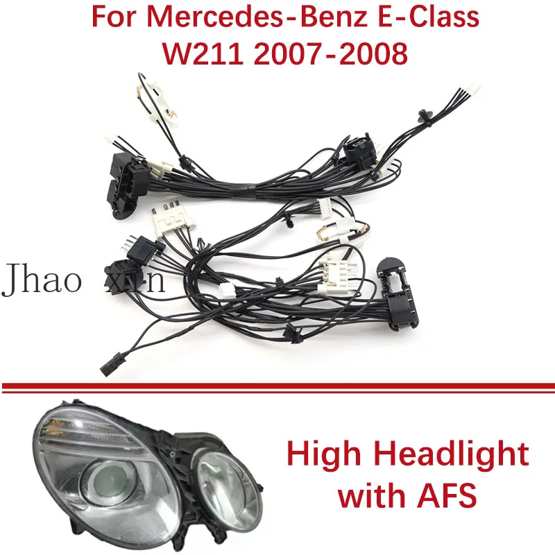 

Car Headlight Wiring Harness For Mercedes-Benz E-Class W211 Internal Wiring Harness Plug Circuit Assembly 2007-2008 LED with AFS