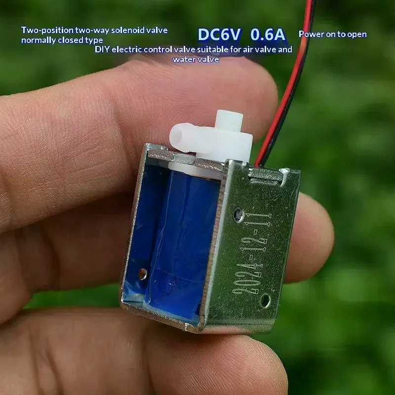 1/5Pcs Normally Closed Mini Air Solenoid Valve DC 5V/6V Mirco 2-position Water Valve Electrically Controlled Valve