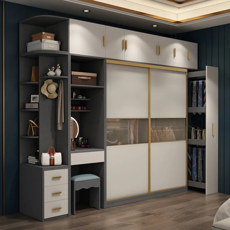 

Modular Wardrobes Luxury Large Capacity Closet Mobile Display Clothing Rack Wardrobes Drawers Moveis Para Casa Salon Furniture