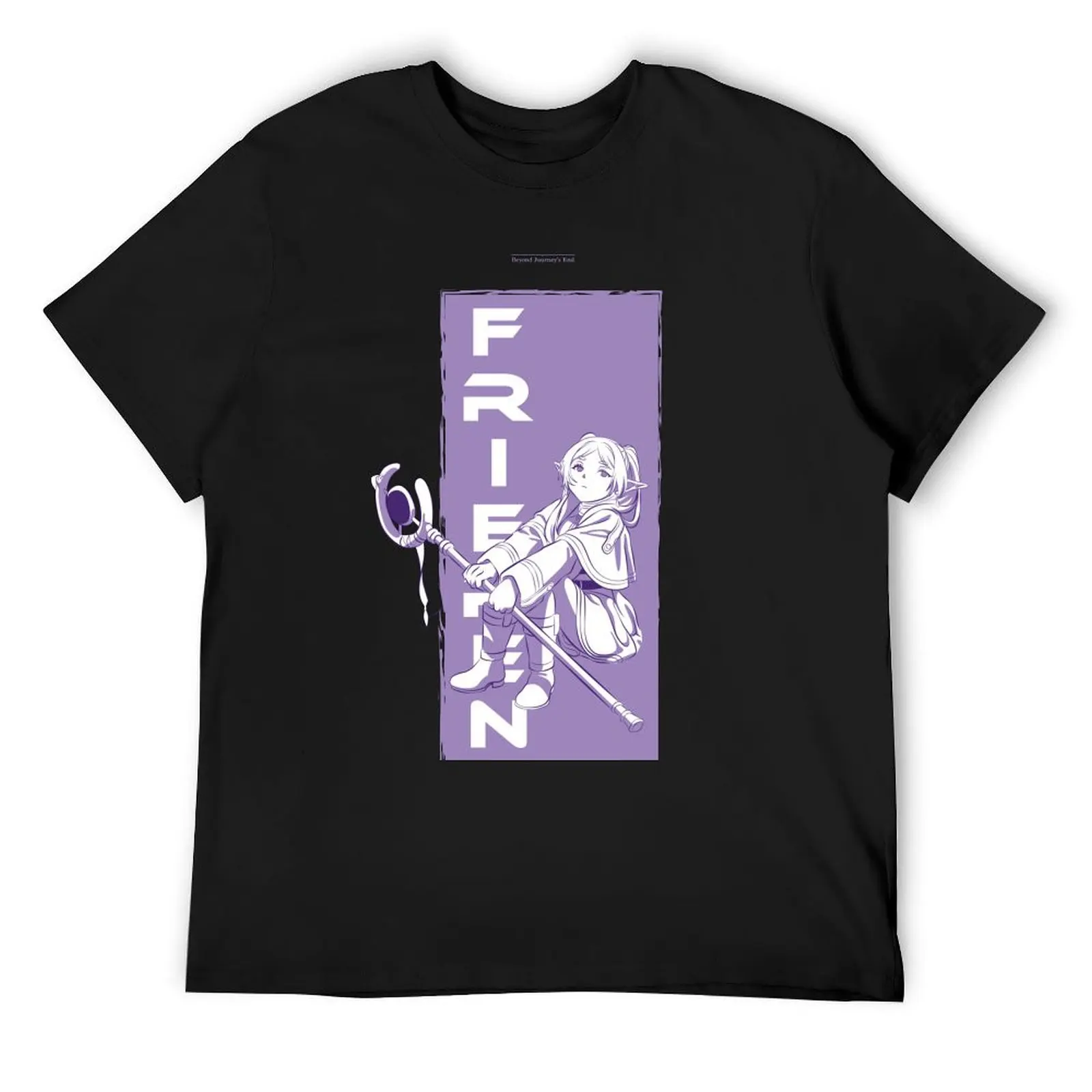 

Футболка FRIEREN: BEYOND JOURNEYS END: FRIEREN PURPLE, футболки с рисунком, подарки для парня, дешевые вещи, мужская тренировочная рубашка