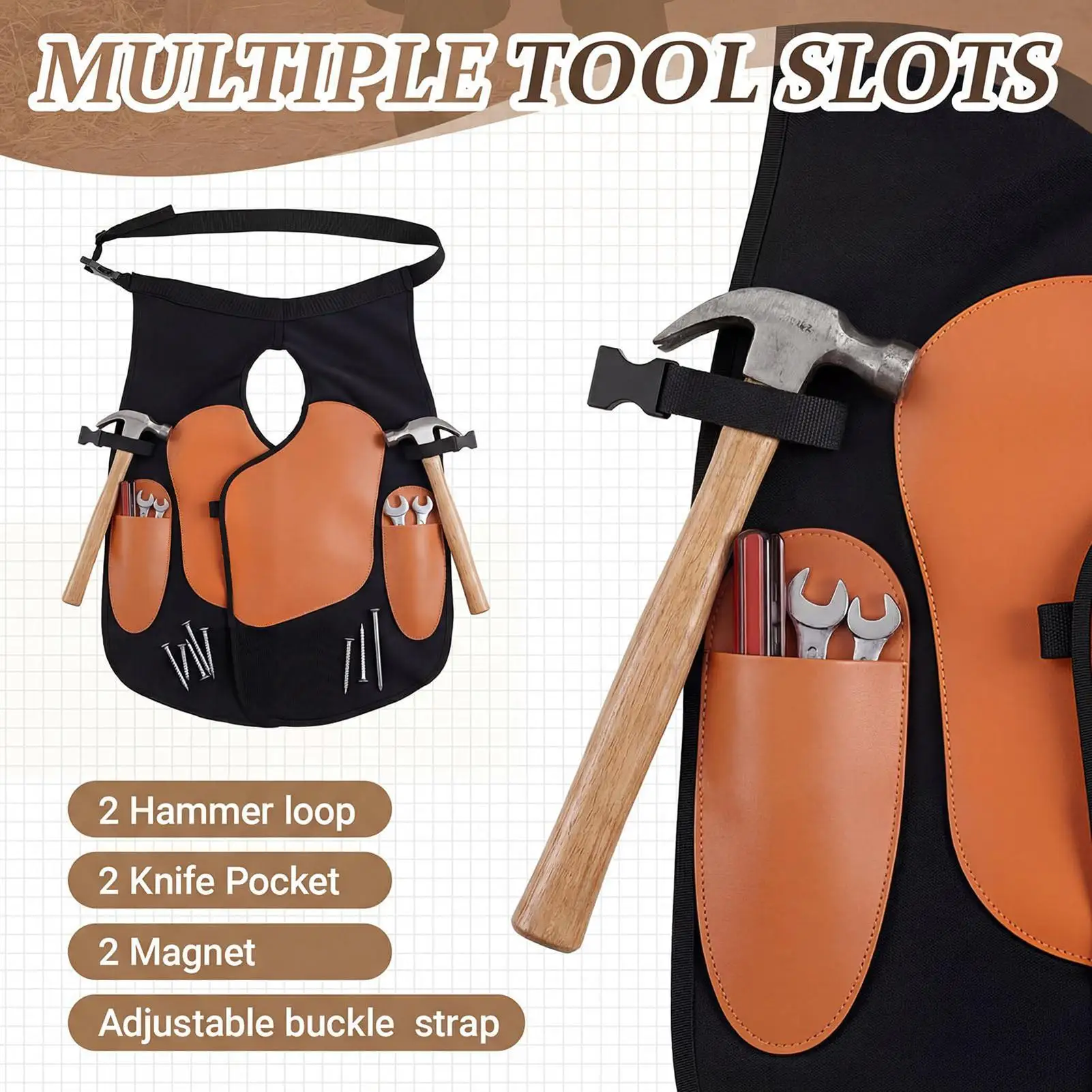 

Фартук для ковшей и коневодов, брюки для ухода за лошадьми с наколенниками, регулируемыми плечевыми ремнями, из искусственной кожи, для мужчин, женщин, пап, для работы на ферме