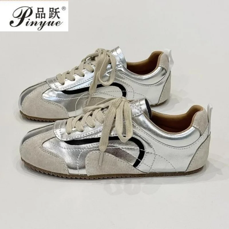 Women's sneakers Shoes Round Toe Flat German Training Shoes Women Plus Size Comfortable and Stylish female Shoes 35-40