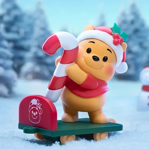 POP MART ディズニー ウィニー・ザ・プーさん ギフトデリバリーシリーズ トレンド ブラインドボックス おもちゃ ミステリーボックス ミステリーアクションフィギュア サプライズ キュートモデル
