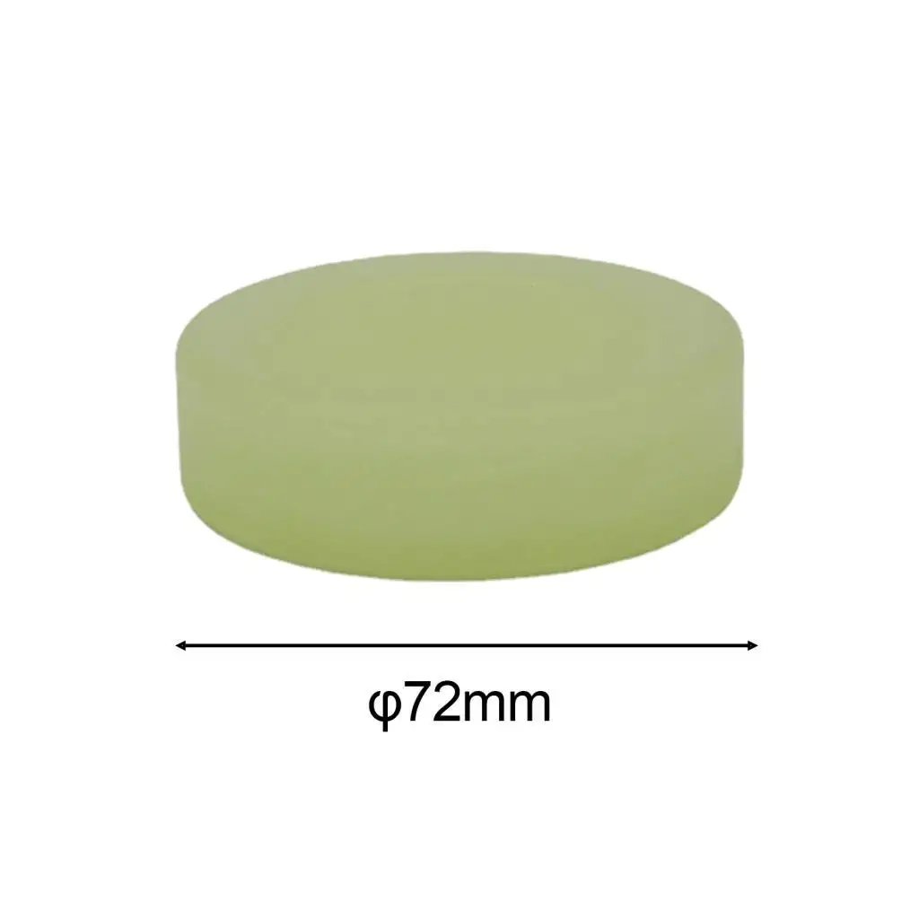 Floor Hockey Ball Luminous Green Sturdy PVC Puck for Kids Adults Nighttime Practice and Games