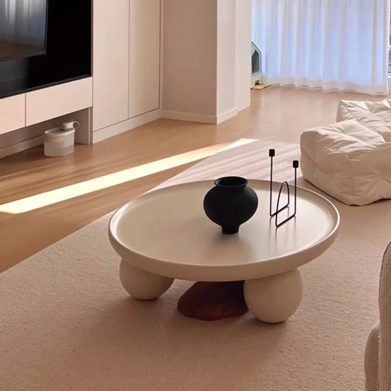 

Cloud Style Round Coffee Table,Carbon Steel Oval Tea Table,Creative Curved Design,Nordic Home Furniture for Living Room