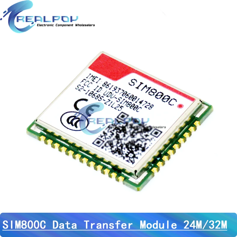 SIM800C SIM800 Four frequency package Voice SMS data transfer module new original 24M / 32M Bluetooth