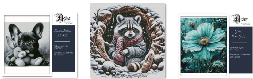 

Зимний шарф медведь 64-64 Наборы для вышивки крестом Вышивка крестиком нитки Вышивка Ручная работа Рукоделие