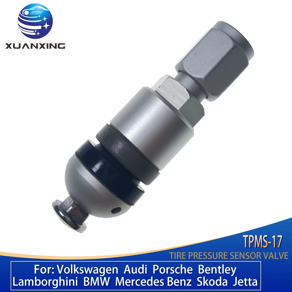 Valve de pneu en aluminium TPMS, capteur de pression, remplacement M5, pour Audi Volkswagen Mercedes benz, TPMS-17