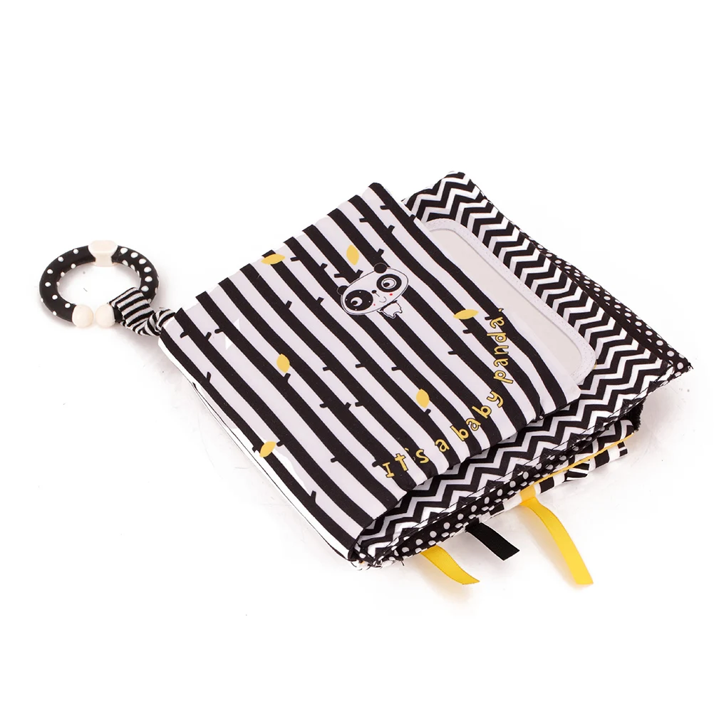 

Cartoon Cloth Book for Baby Infant Educational Toy Bright Colors Soft Fabric Intellectual Development Kids First Book Tear