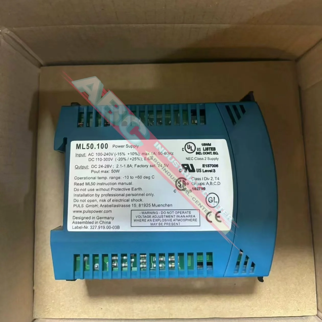 전원 공급 장치 ML50.100 ML50.101 100% 새 제품 ML50.102