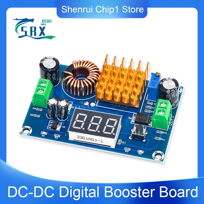 DC-DC Digital Booster Board Booster Module High-power Booster Board 5-45V Output 5A