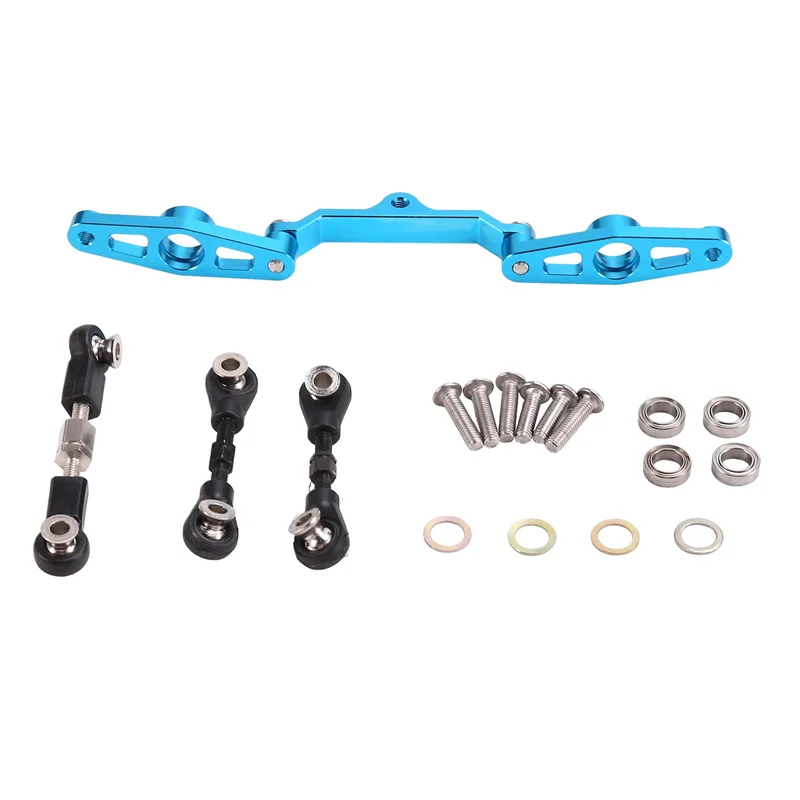 A45F-RC Автомобильный комплект рулевого управления для 1/10 Tamiya TT01 Детали для обновления радиоуправляемого автомобиля