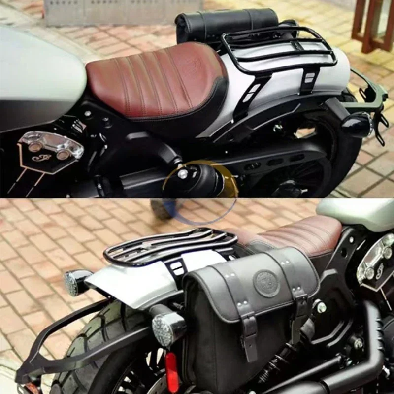 Suitable for Indian scout bobber refitted rear shelves, luggage racks, rear tail racks, rear wing racks