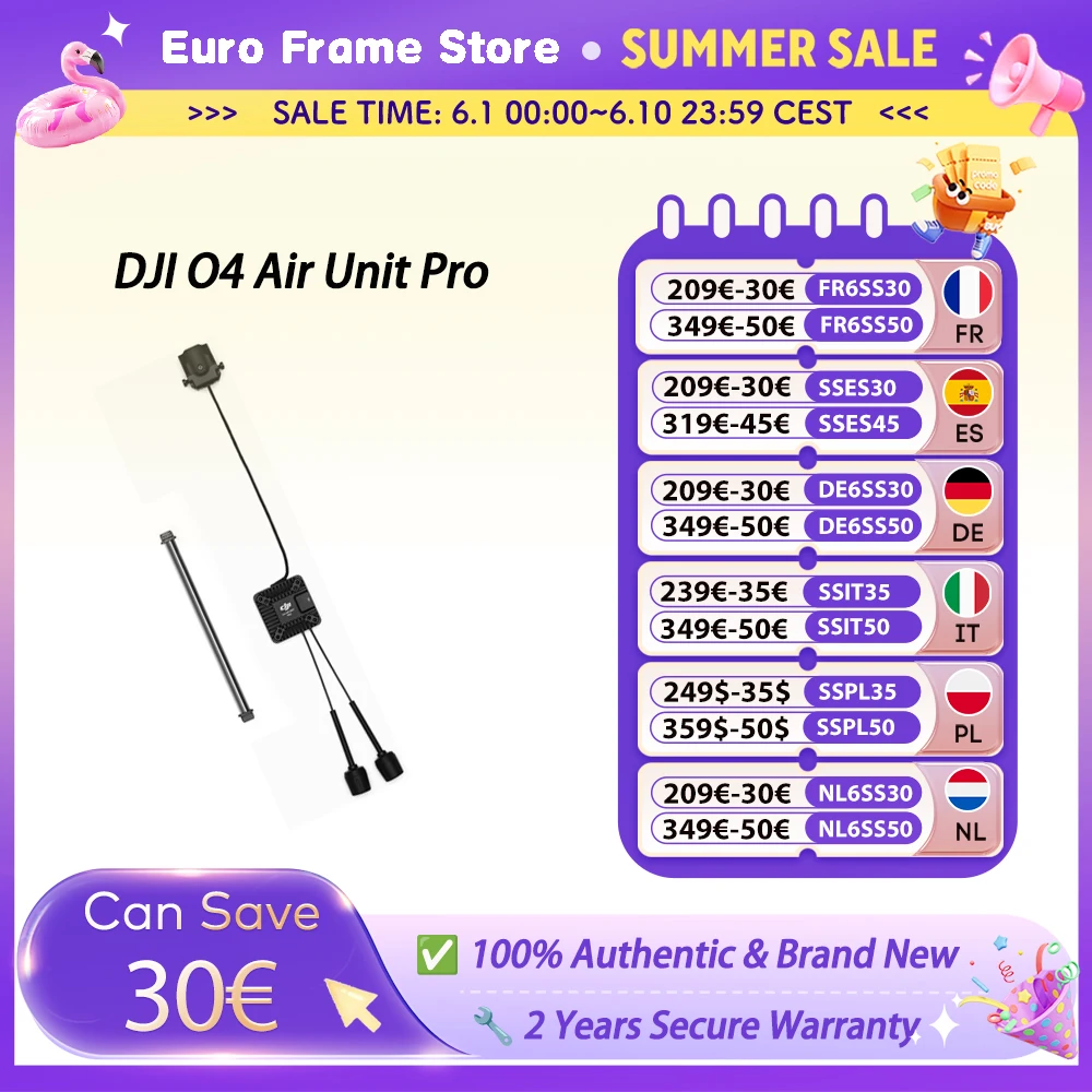 Unité aérienne DJI O4 Pro pour système de transmission numérique de drone FPV, portée maximale de 15 km 155 °   Champ de vision 1/1.3 pouces CMOS Sens Nouveau