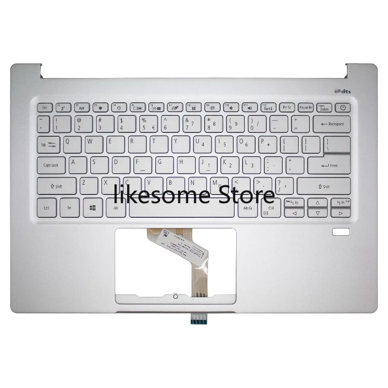 New For ACER Swift3 SF314-59 SF314-42-R43G N19C4 LCD Screen Back Cover Top Case Upper Palmrest Keyboard Cover Silvery AC Shell