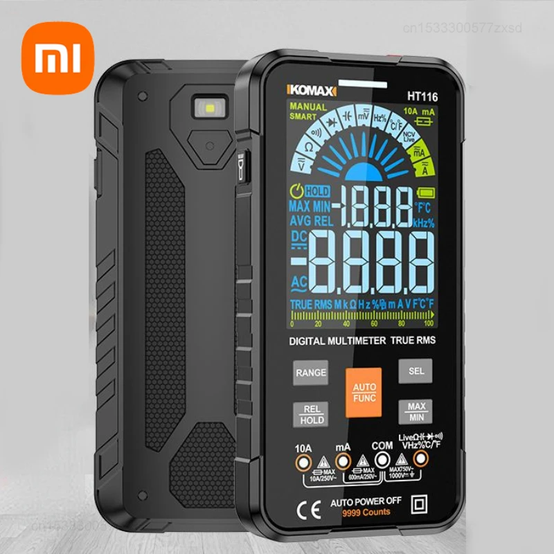 Xiaomi Mini Multimeter Digital Multimeter AC/DC Voltage Current Resistance Capacitance Frequency Electrical NCV Tester Portable