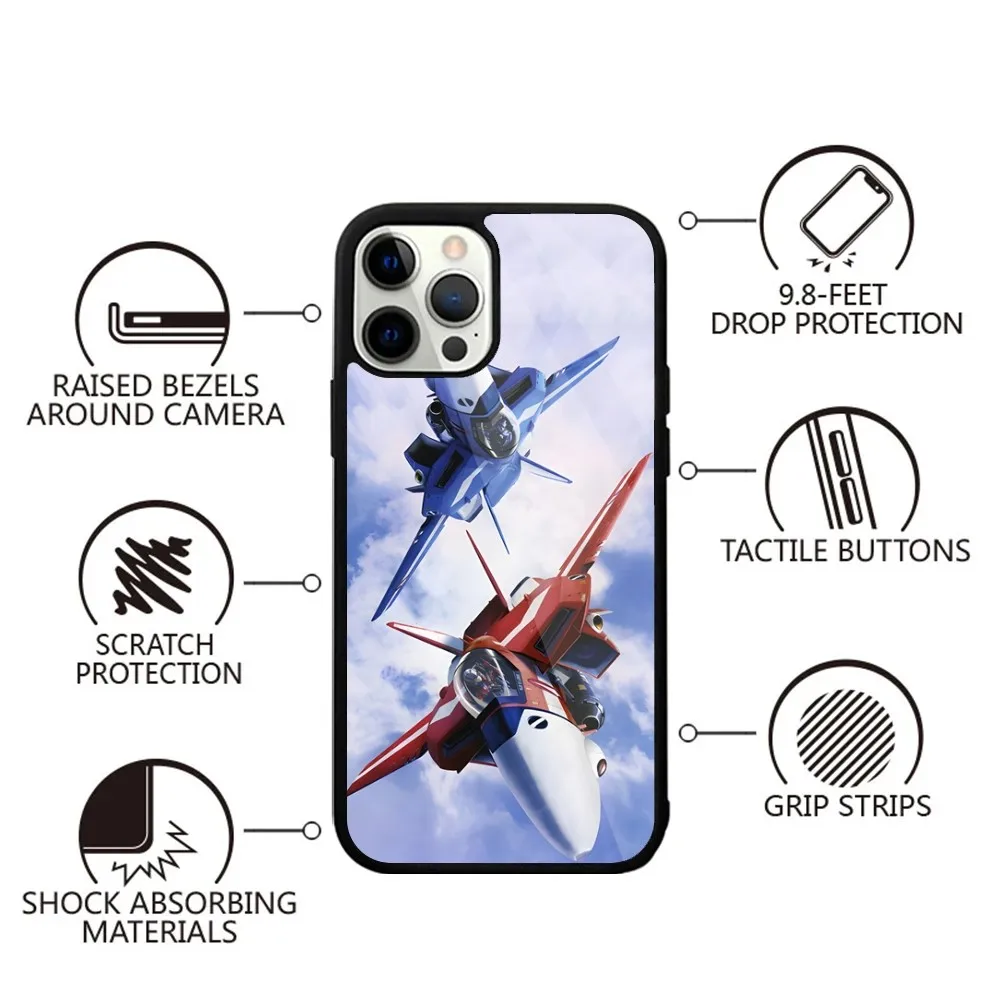 R-Robotech Macross   Phone Case Strong Magnetic For IPhone 15,14,13,Pro,Max,Plus,11,12,Mini For Magsafe Wireless Charging