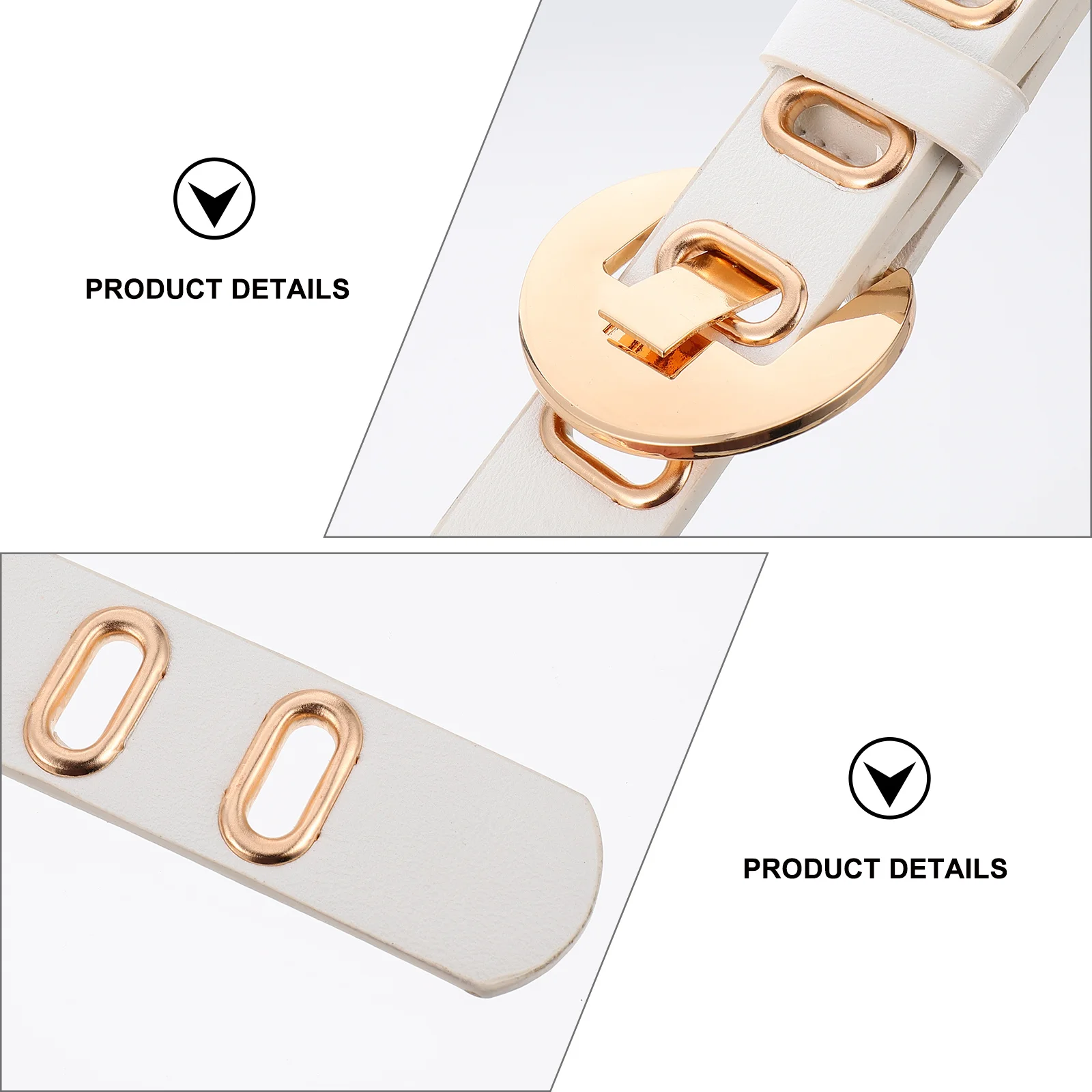 

1Pcs Stylish Women Waist Belt Look Holed Design for Jeans Dresses Formal Wear Trendy Fashion Accessory