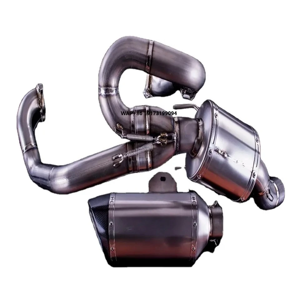 Factory Sell Aftermarket Motorcycle High Performance Titanium Exhaust Muffler Complete Sys for 1290 Duke Universal Muffler