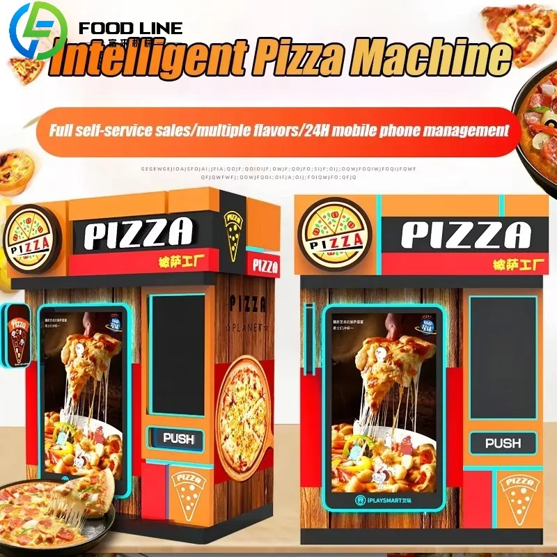 Custom Automatic Indoor Hot Food Frozen Food Commercial Vending Machine Automatic Intelligent Pizza Vending Machine