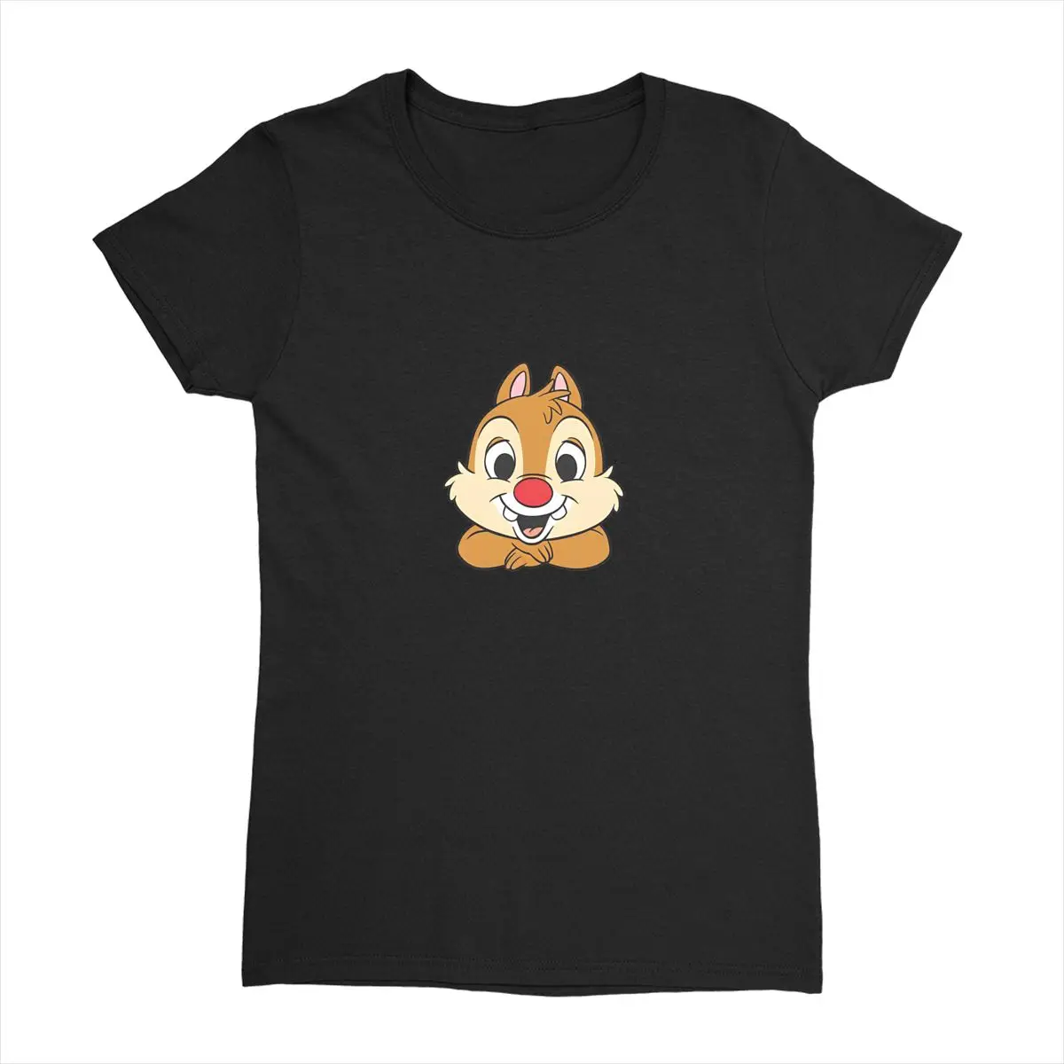 Chip 'n' Dale Cotton T-Shirt Women anime Y2K Funny Casual T Shirts Beach O Neck Hip Hop Tee Shirt Oversized Clothes