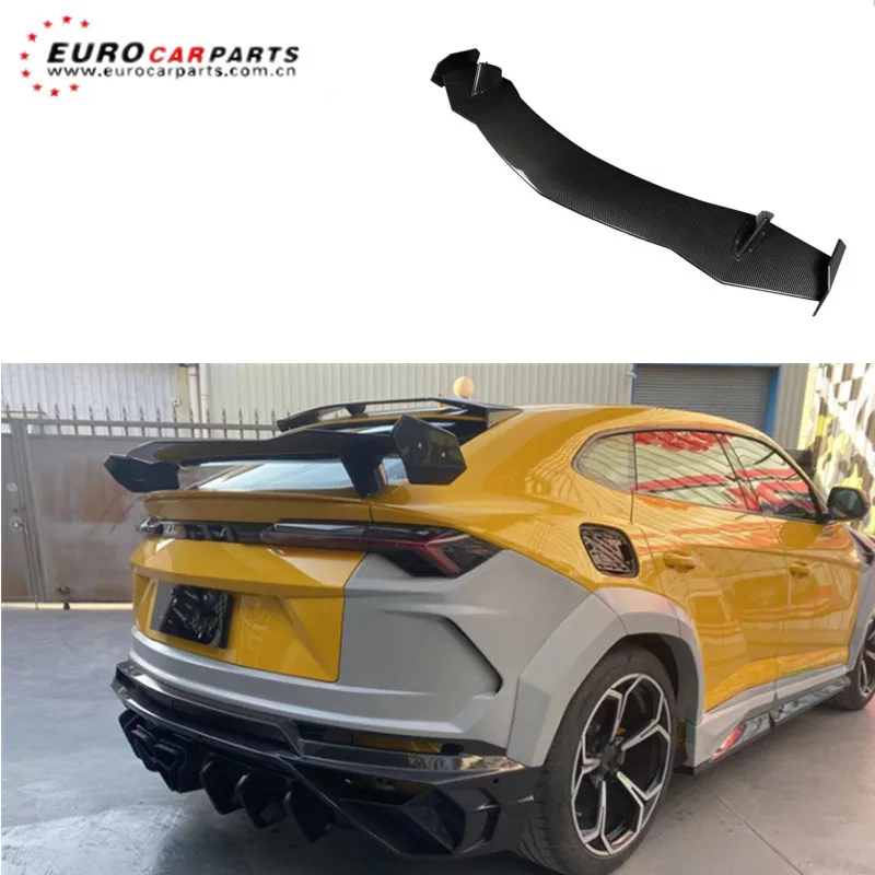 

Hot Sale Lam Carbon Fiber Material Urus GT Style Roof Spoiler Fit For Car Rear Wing Auto Parts Urus