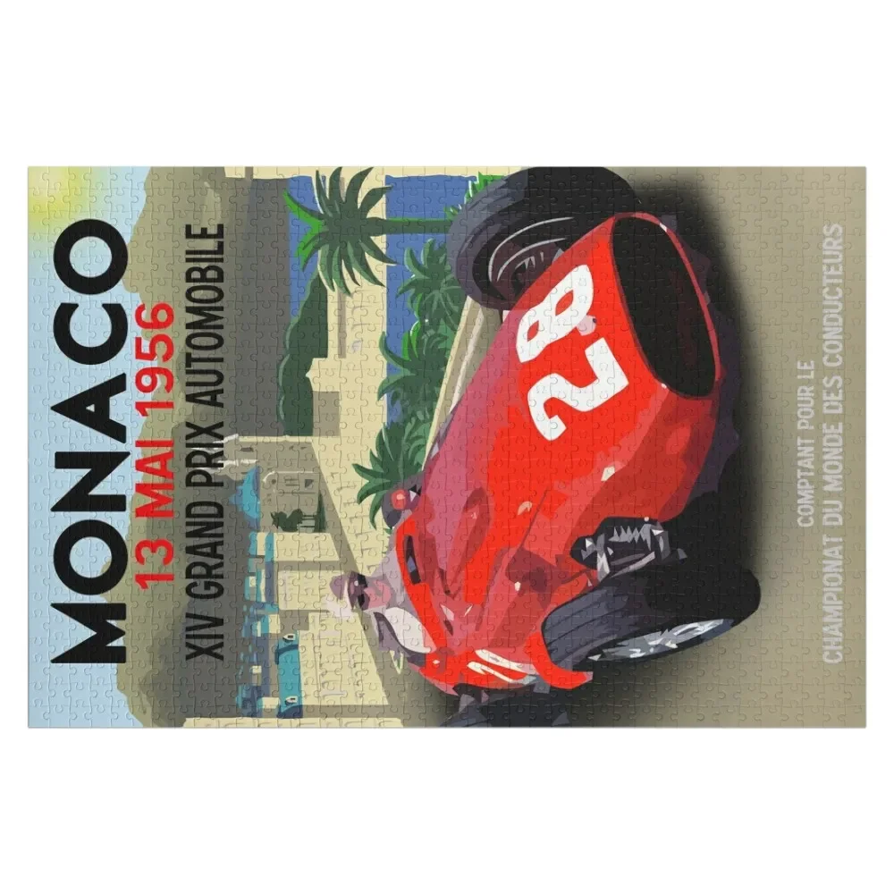 

Stirling Moss Monaco 1956 Jigsaw Puzzle Personalized Gift Married Wood Adults Personalized Name For Children Puzzle