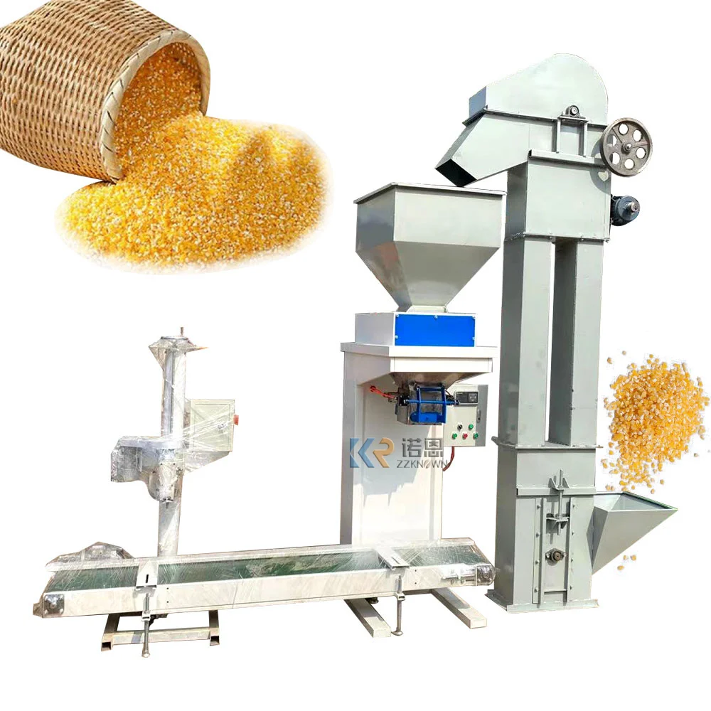 آلة تعبئة مسحوق الحبيبات العمودية آلة التعبئة والتغليف الكمي شبه الأوتوماتيكية آلة التعبئة التجارية