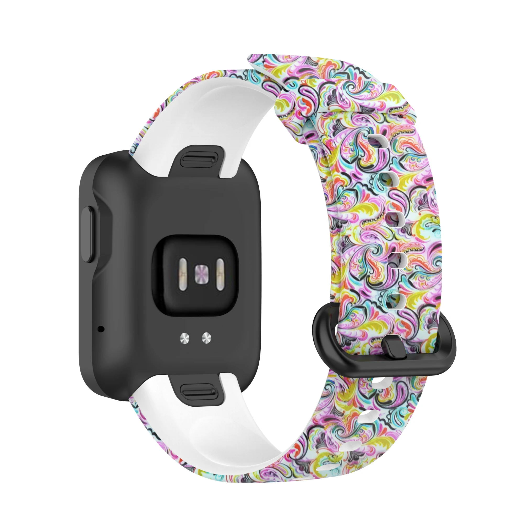 Colorido Criativo Silicone Strap para Mi Watch Lite, Redmi Sport Pulseira, Pulseira De Substituição, Pulseira