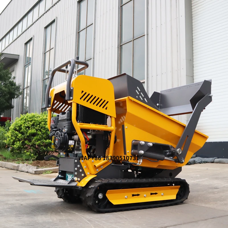 

Swivel Hopper Mini Dumper Truck CE EPA Euro 5 Versatile Mini Dumper 500 Kg Crawler Mini Dumper Truck for Sale