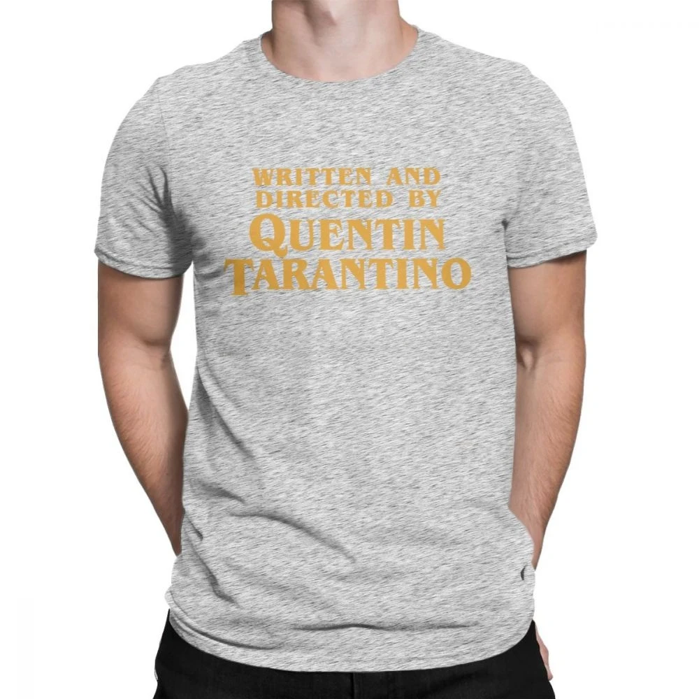 T-Shirt Written And Directed By Quentin Tarantino Movie Mens Tee Shirt Pulp Fiction T Shirts Django Kill Bill John Travolta Tops