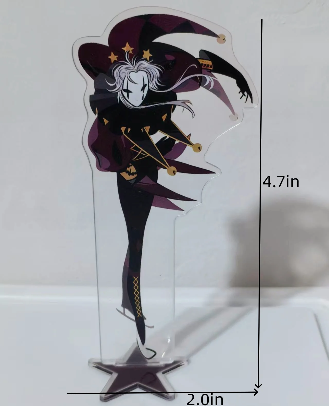 Game The Freak Circus Pierrot  Cosplay Figure Acrylic Stand Standing Plate Ornament Accessories Props Gifts image 3