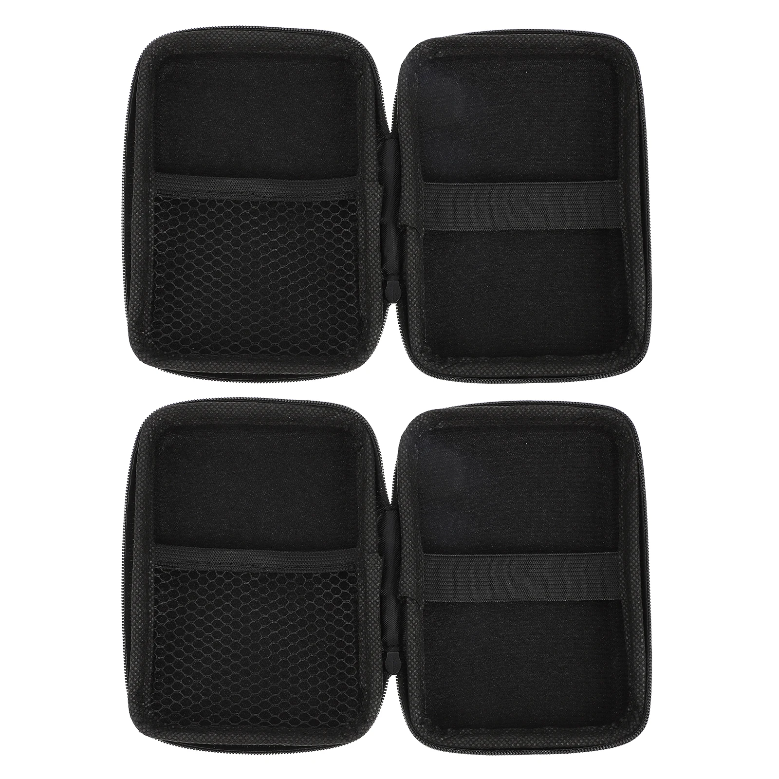 

2Pcs Travel Gadget Bag Cable Storage ganizer EVA Portable Cord Management Pouch Hook Loop Compartment Electronics Storage