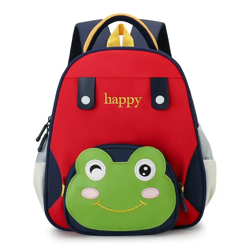 Cartoon Lightweight Kindergarten Bookbags Toddler Animal Schoolbag Lunch Backpack for Kids Boys Girls Travel Bag Two Piece Set