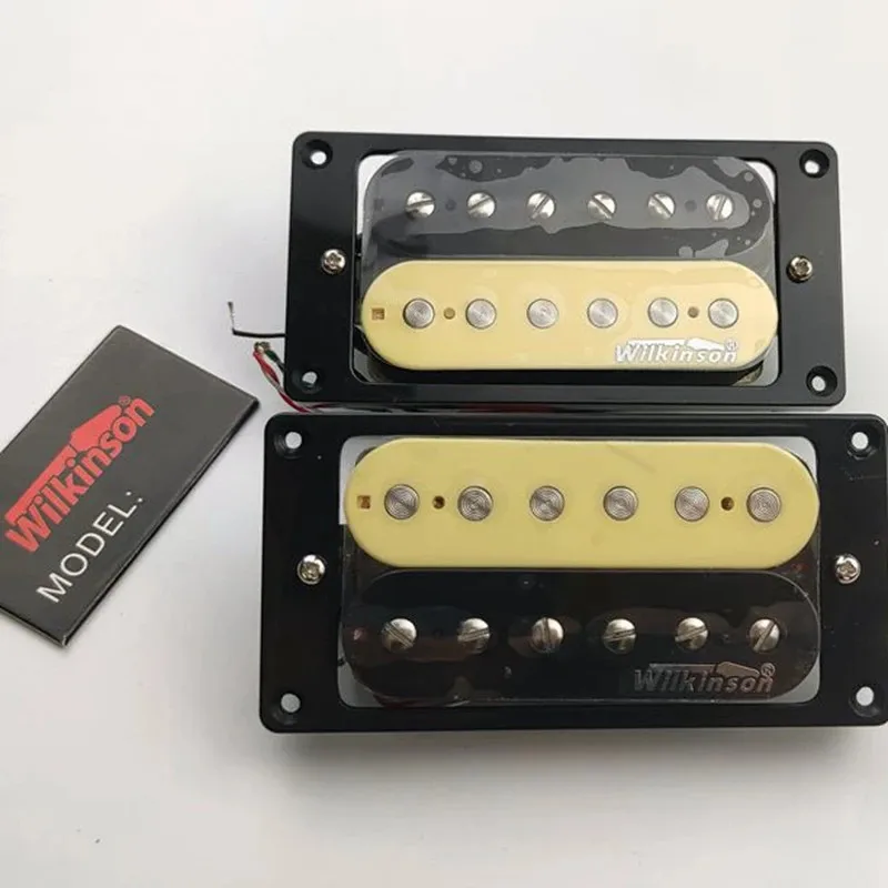 WVHZ Vintage AlNiCo V Humbucker Pickup Set (Neck/Bridge) Zebra From Korea