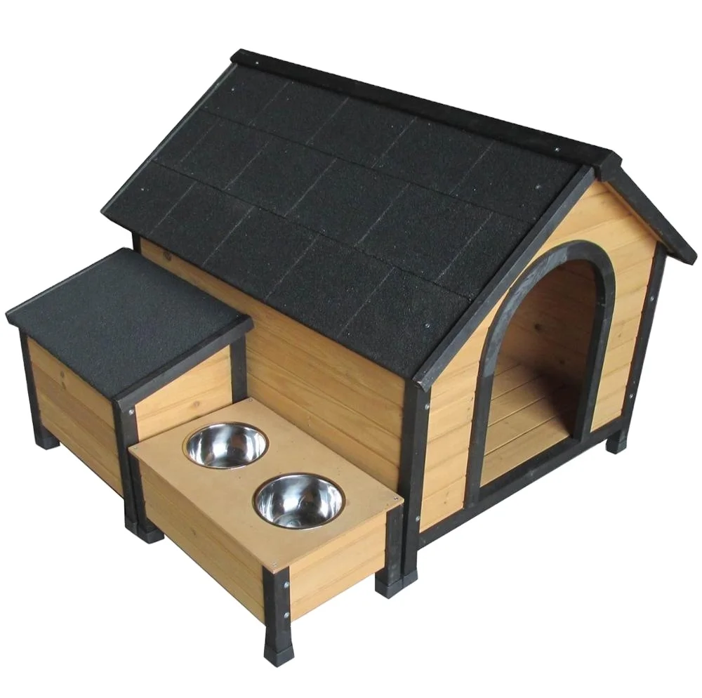 

Wholesale Factory Cute Outdoor Wooden Dog Kennel House for Sale