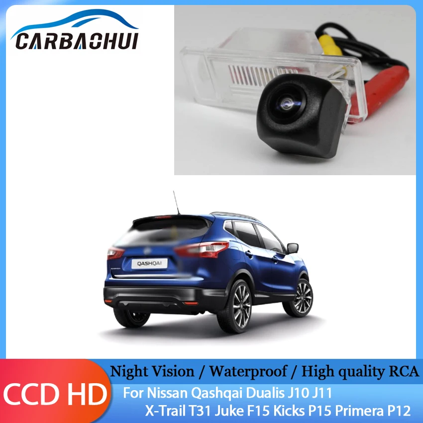 HD Fisheye Starlight Car Rear View Camera For Nissan Qashqai Dualis J10 J11 X-Trail T31 Juke F15 Kicks P15 Primera P12 Car