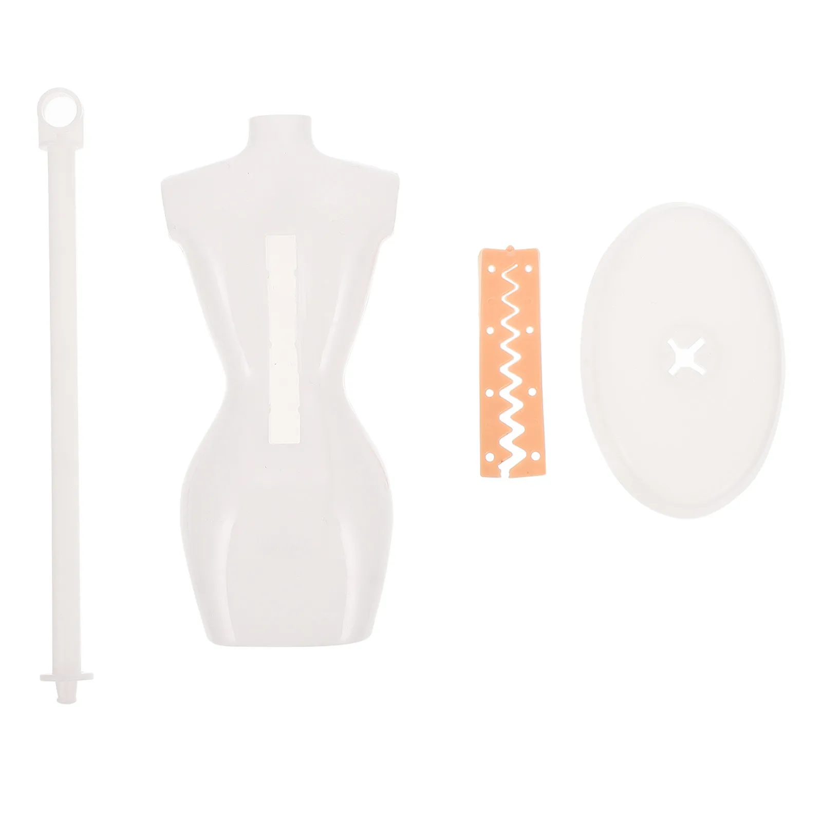 

5Pcs Premium Plastic Mini Display Holder Smooth Mannequin Creative Use for Imagination Play Model Stand