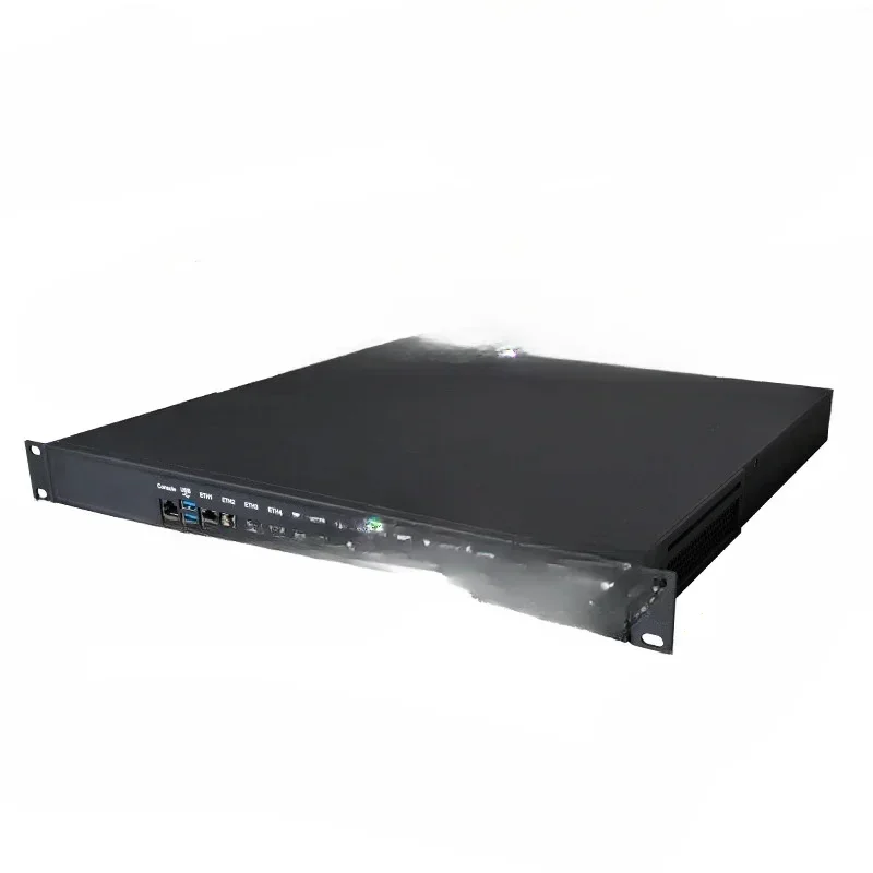 Industrial 1U Chassis Firewall Mini Pc LGA1700 Alder Lake Cpu 12th Gen 6*lan Ports 4*SFP 10G H610/H670 Chipset Mini Pc