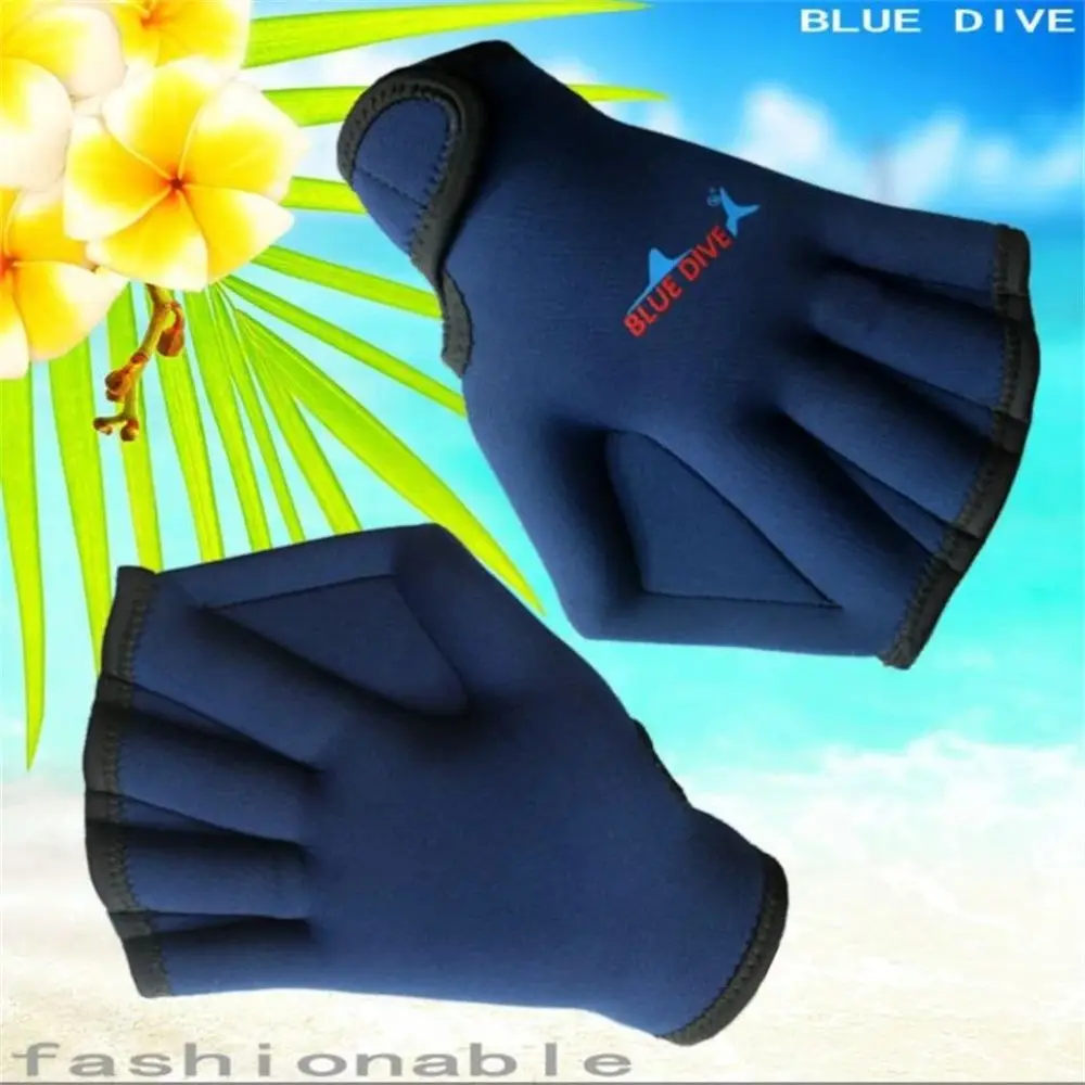 Anti Slip Kids&Adult Snorkeling Diving Accessories Swimming Webbed Gloves Water Resistance Webbed Paddles Glove Paddles