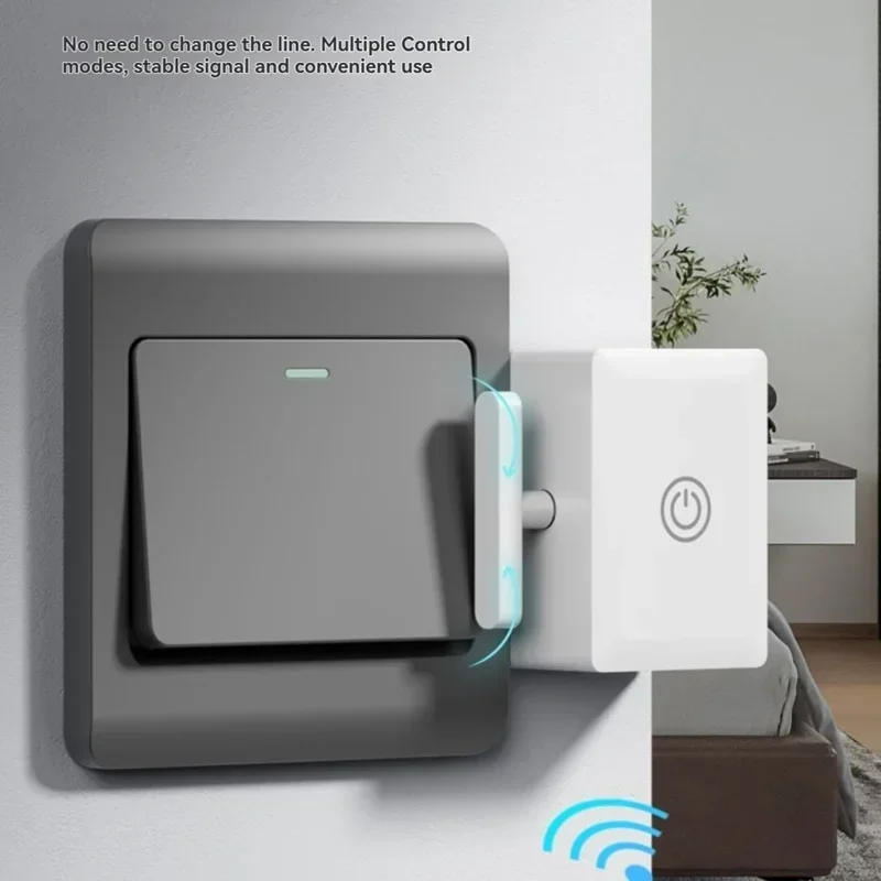 

Household Wireless Remote Control Turn Off/on Tool Automatic Button Push Rod Remote Control Indoor Light Off Switch Button