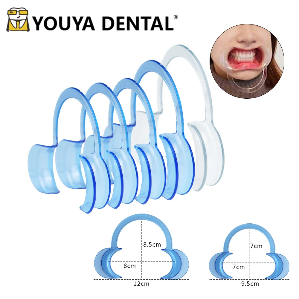 

3PCS Dental Orthodontic Plastic Mouth Opener Teeth Whitening Lip Cheek Retractor Dentistry Tools