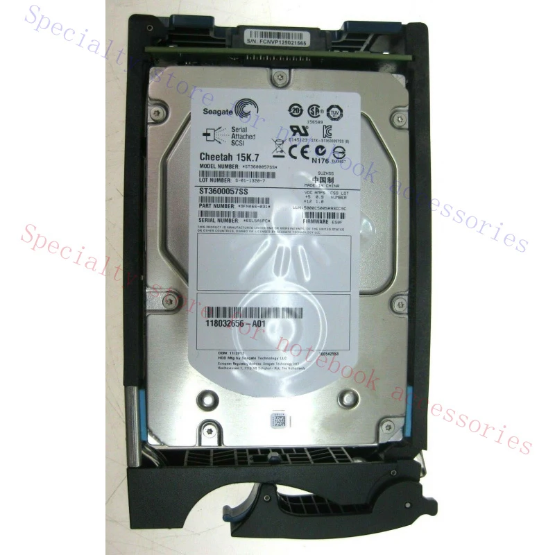 

R+ For EMC 600G 15K 3.5" 005049675 005049274 005049272 005049677 V3-VS15-600 Hard Drive