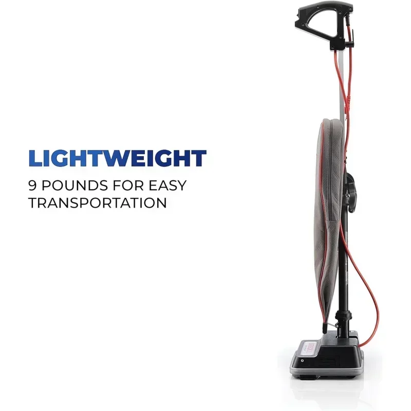 DD2OOreck Commercial U2000RB2L-1 Вертикальный пылесос, совместимый с LEED, серый/черный, 9,25 дюйма Г x 47,75 дюйма В x 12,5 дюйма Ш