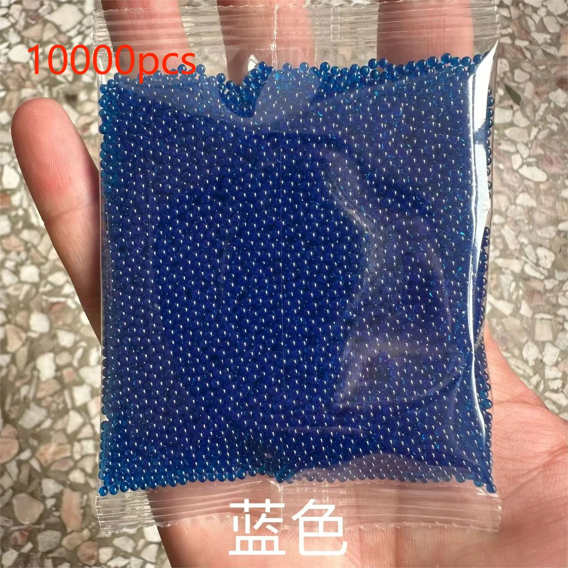 7-8mm 10000PCS Gel Balls Ammo  Refill Water Beads Growing Rainbow Color Splatrball For Gel Blasters Toy Gun