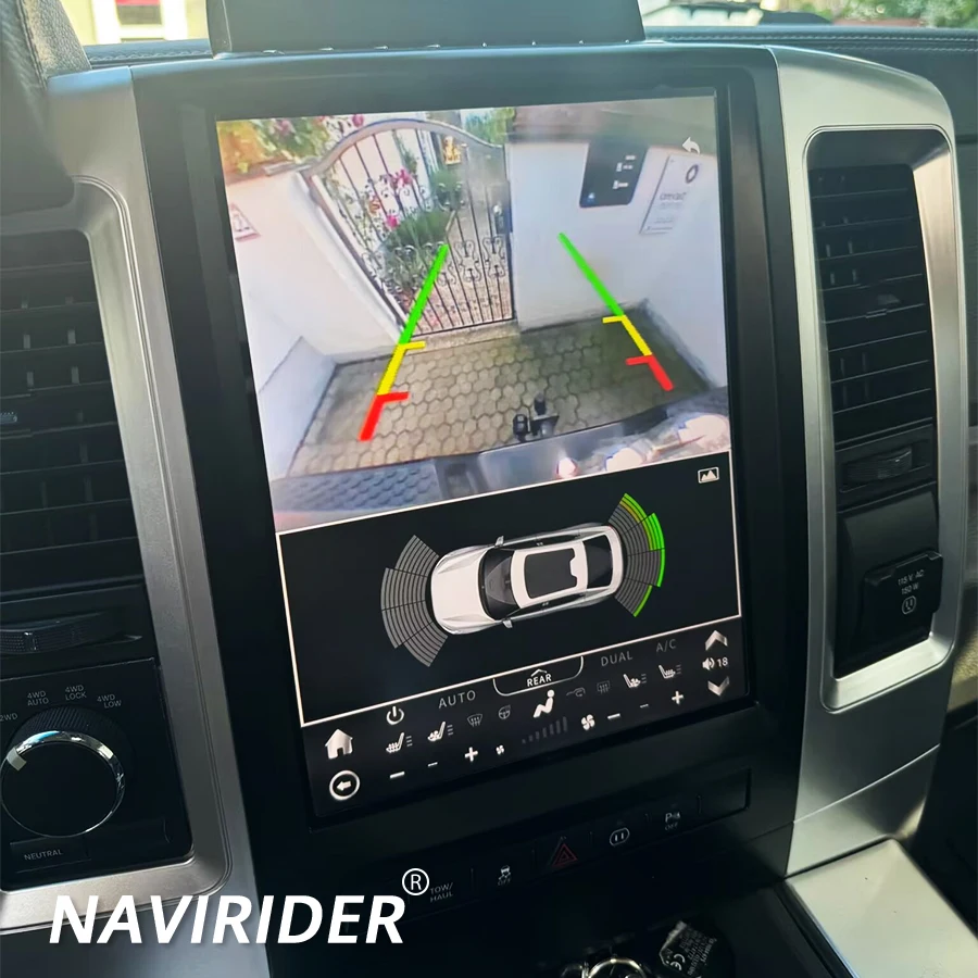 

12,1-дюймовый сенсорный экран Android 13 для Dodge Ram 2009-2012, автомобильный радиоприемник, мультимедийный видеоплеер, стерео GPS, головное устройство Carplay 8 + 256 ГБ