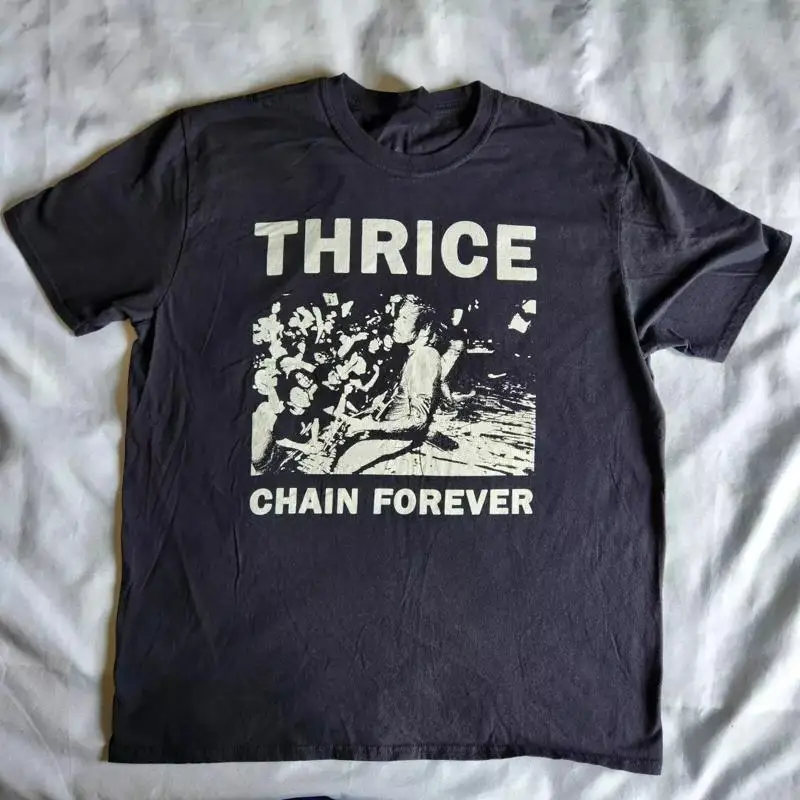 

Футболка Thrice Band Chain Forever, полный размер S 5XL