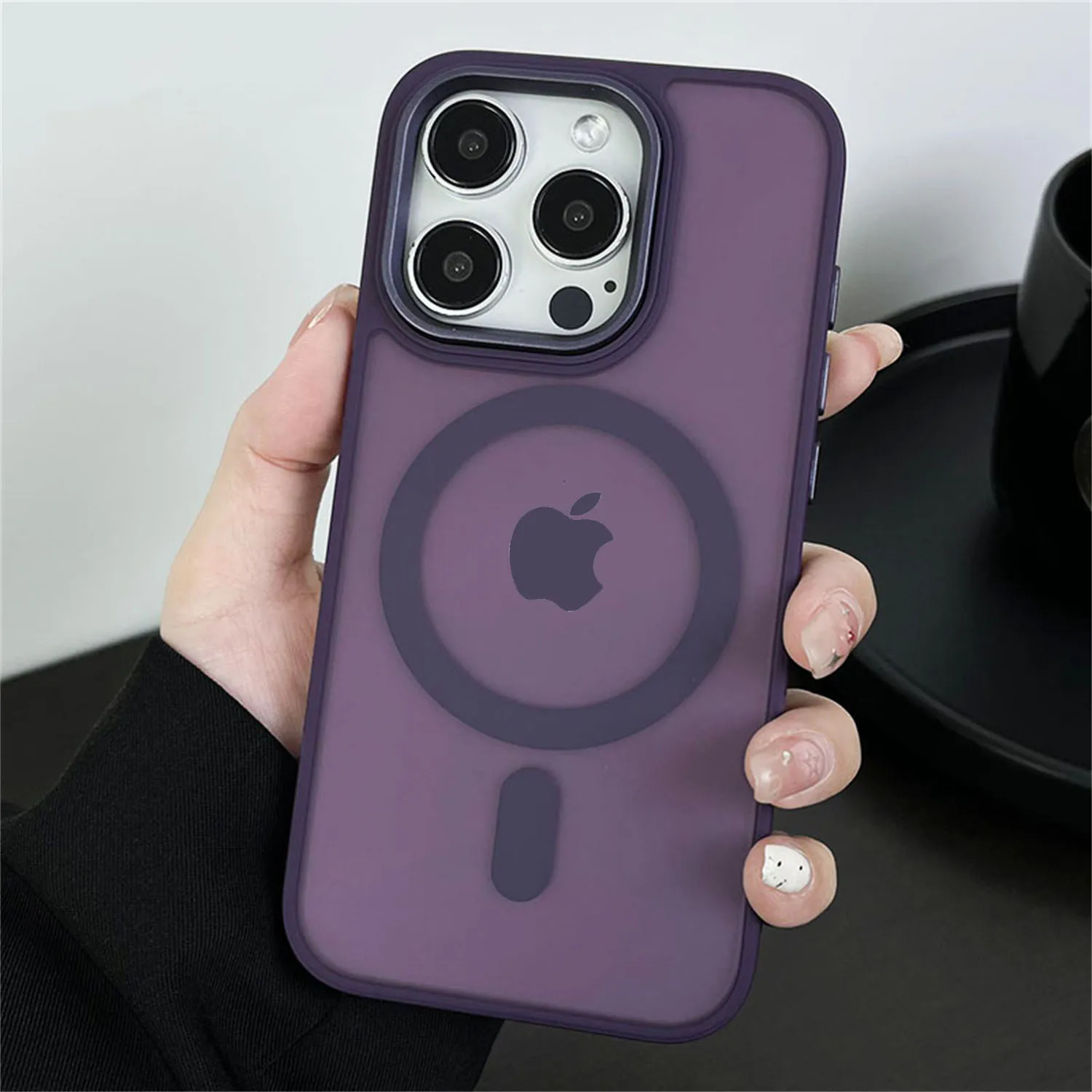 Mode Matte Frosted Magnetische Transluzenz Fall iphone 16 Plus Magsafe Splice Farbe Abdeckung Für iPhone 16 15 14 13 12 11 Pro Max