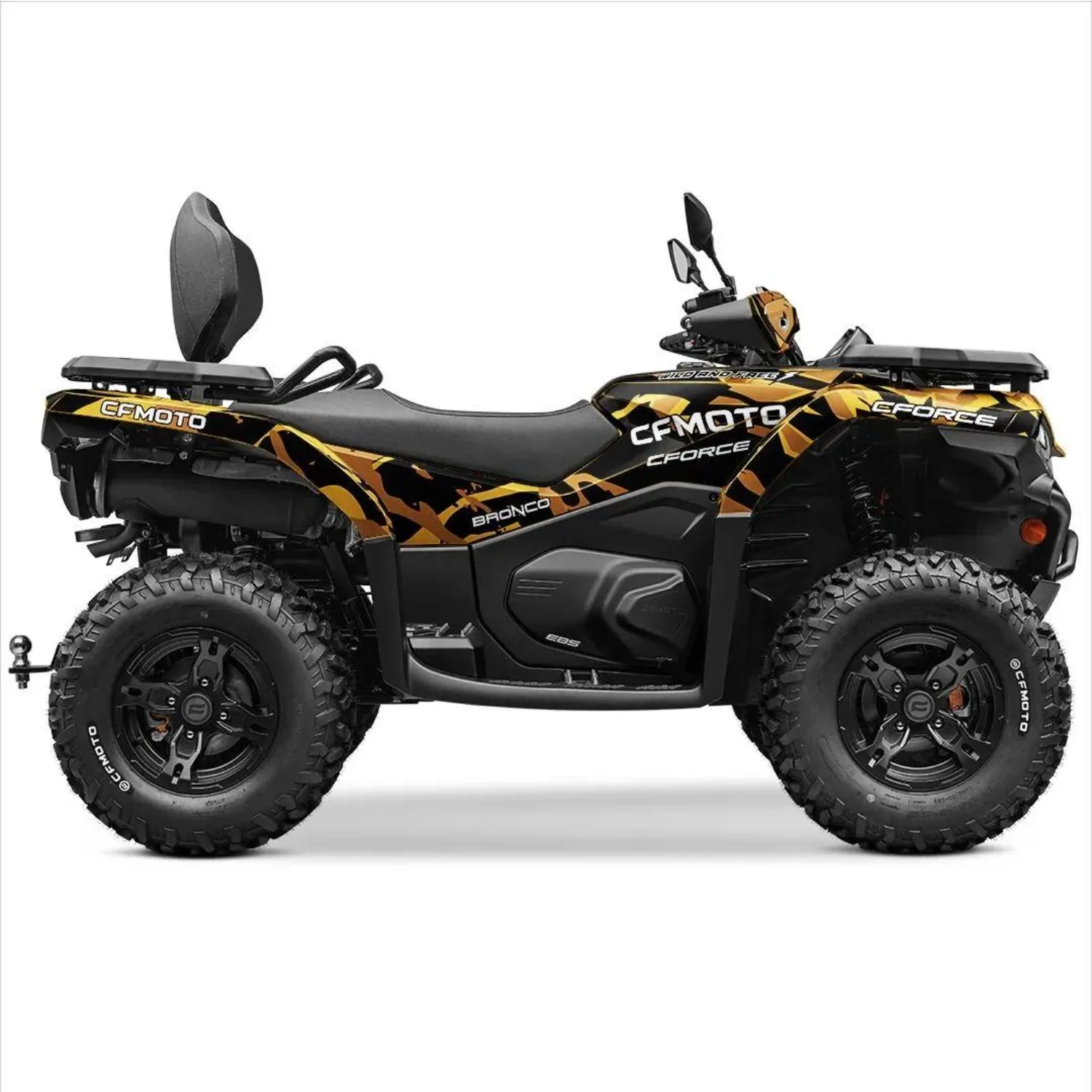 Body Fairing Sticker Decals Protective Quads / Atv 4x4 Full Graphic Kit For CFMOTO CFORCE 400+450+500+520 2022-2026 Design-37