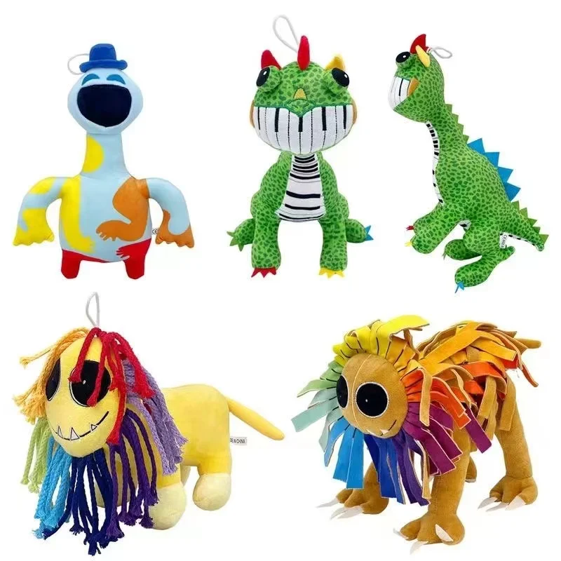 

In Stock Nightmare Critters Plush Yarnabys Colorful Lion Plushies Doll Smile Critters Stuffed Model Custom Doll Toy